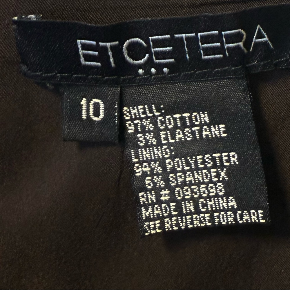 Etcetera Madeline Brown Sleeveless Lace-Up Mocha Mousse Dress NWT Size 10 - Picture 7 of 7